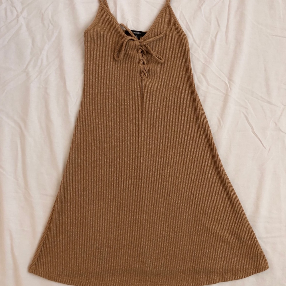 ♡FOREVER 21 LACE UP MINI DRESS♡